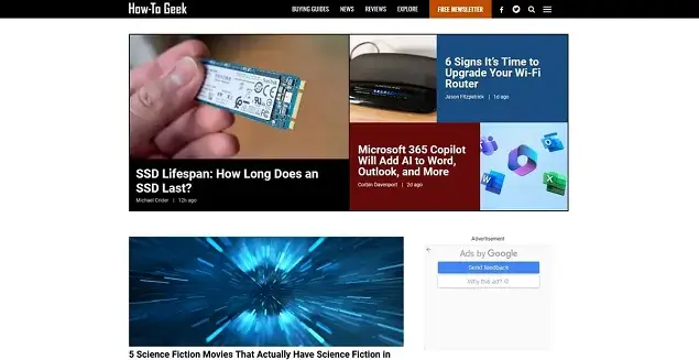 How-To Geek Website