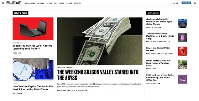 Wired Website