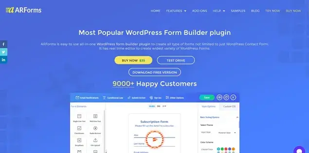 ARForms WordPress Form Builder Plugin