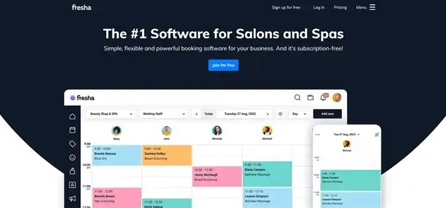 Fresha Software for Salons and Spas