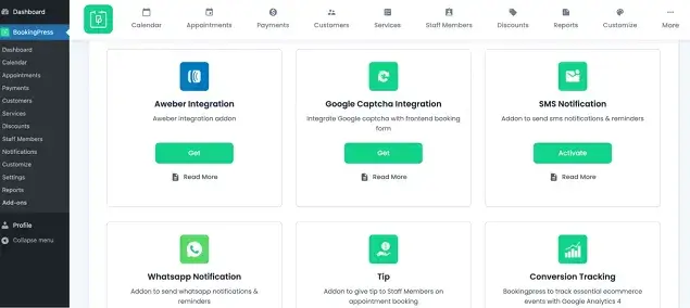 BookingPress Addons