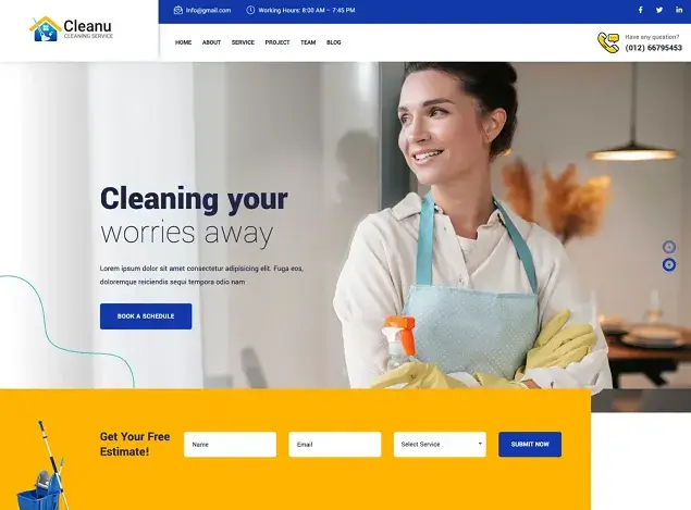 Cleanu - Cleaning Services WordPress