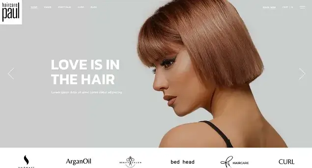 PaulHair WordPress Hairdresser Theme