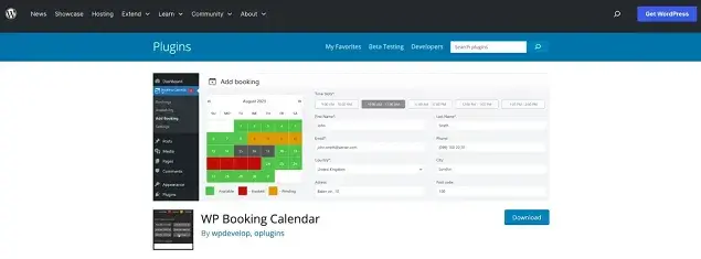 WP Booking Calendar