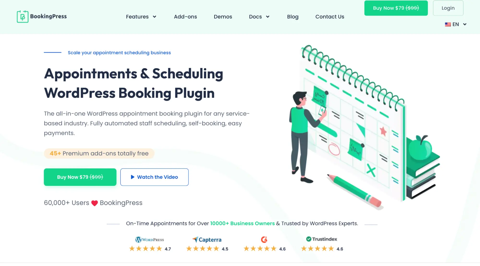 BookingPress Plugin Website