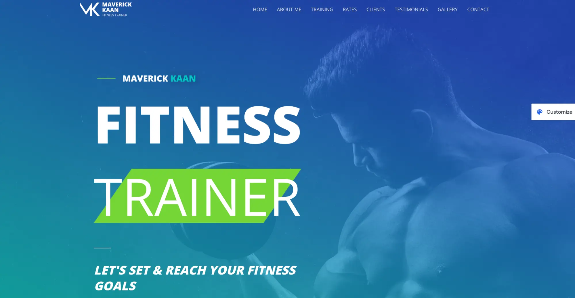 Personal Fitness Coaching Website