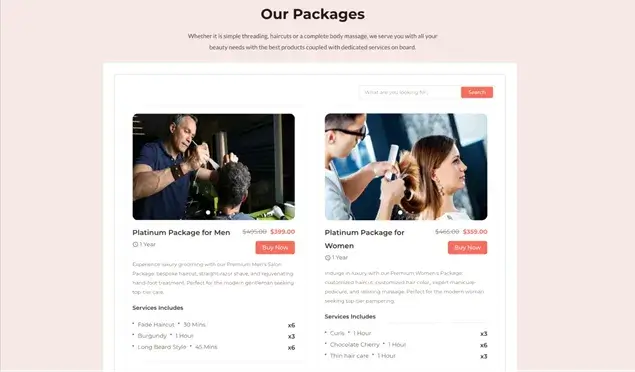 Service packages