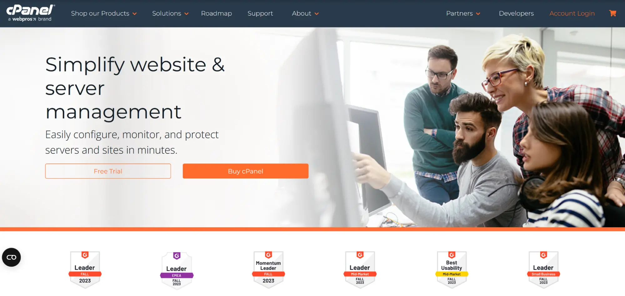 cPanel website