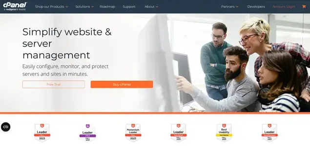 cPanel website