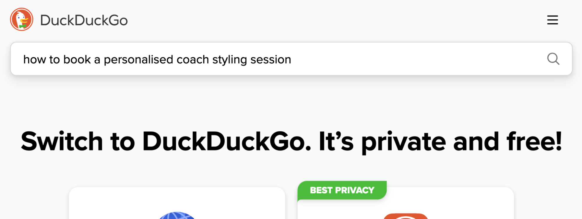 DuckDuckGo