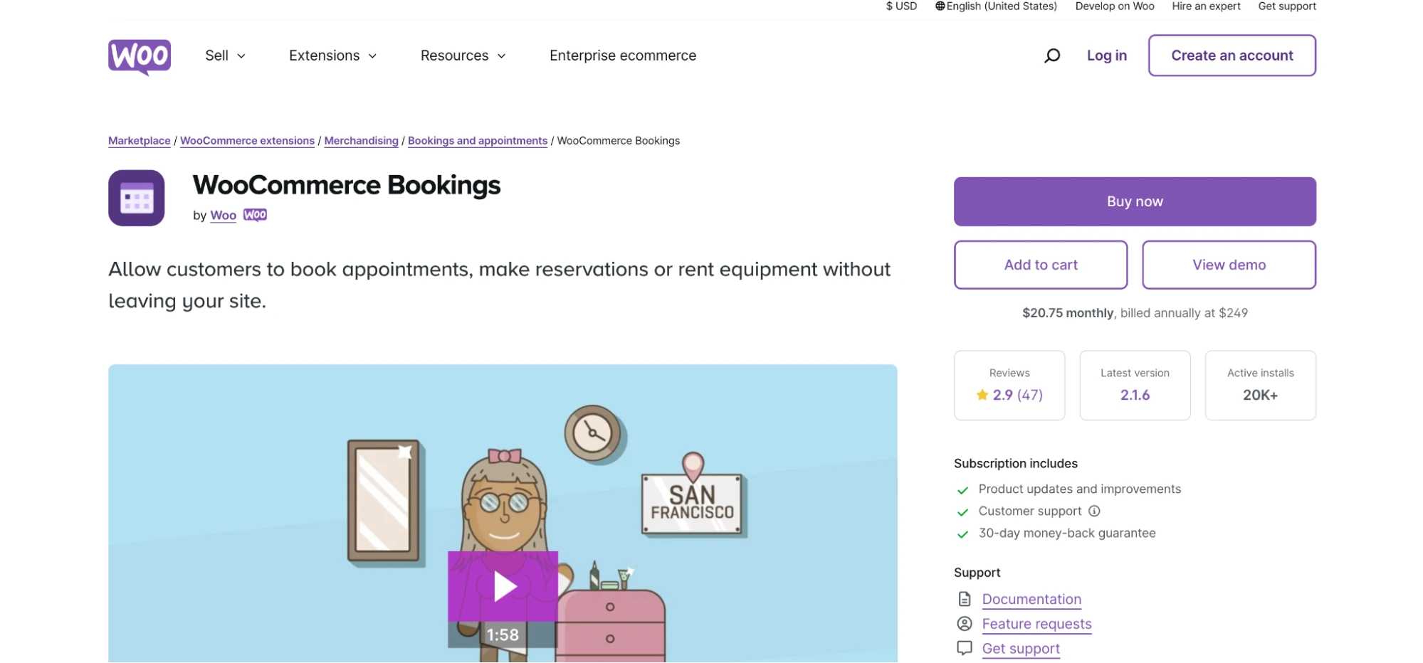 WooCommerce Bookings