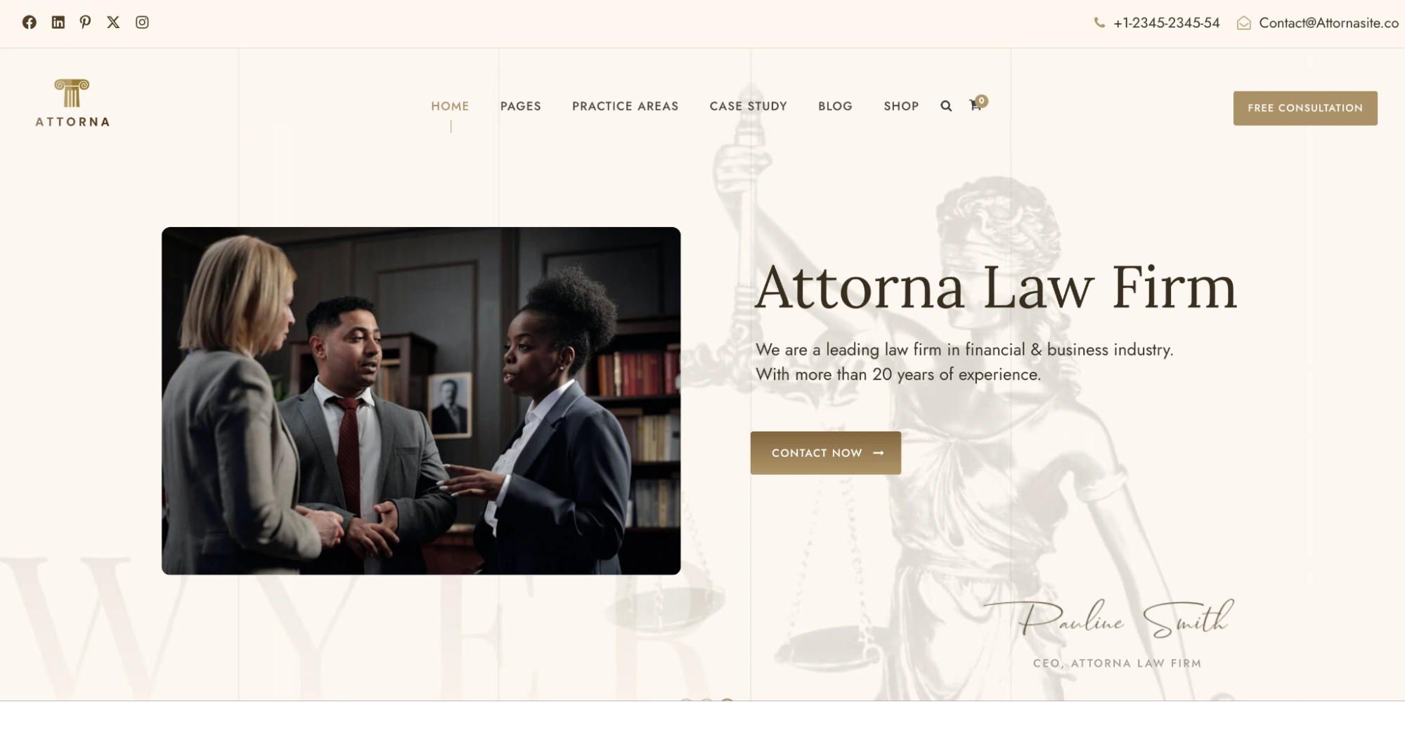 WordPress Theme for Lawyers