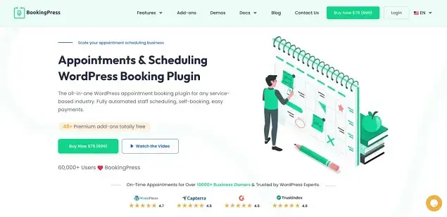 BookingPress Plugin for Calendly Alternative