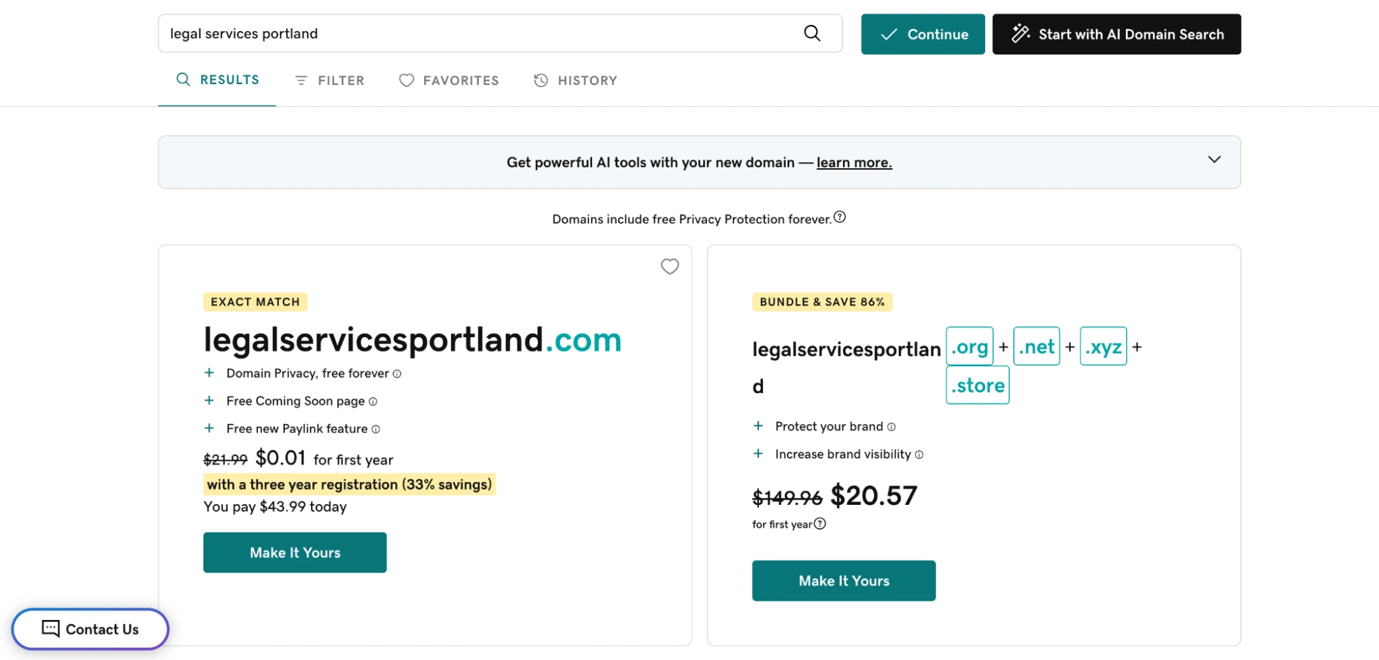 choosing a domain name