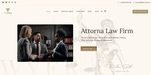 WordPress Theme for Lawyers