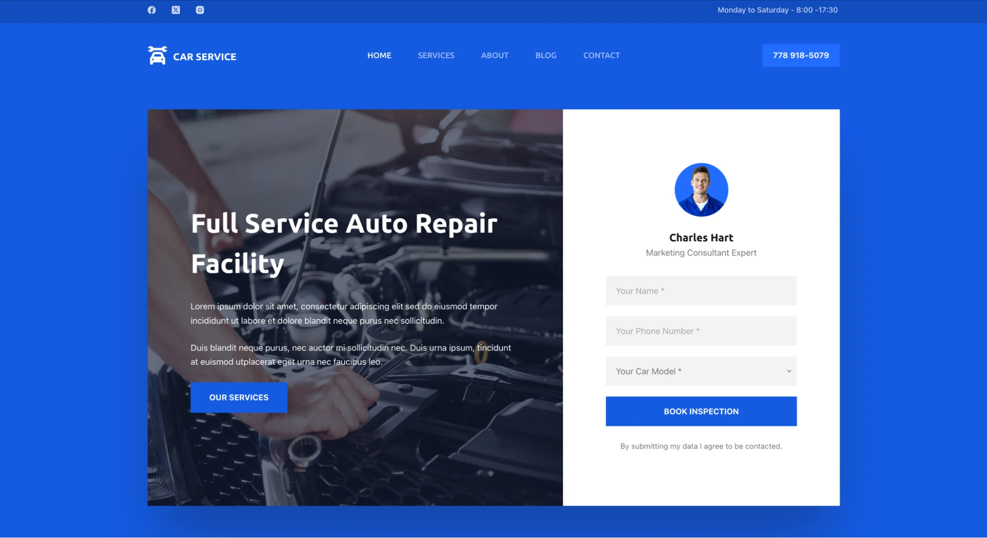 Car Service by Blocksy