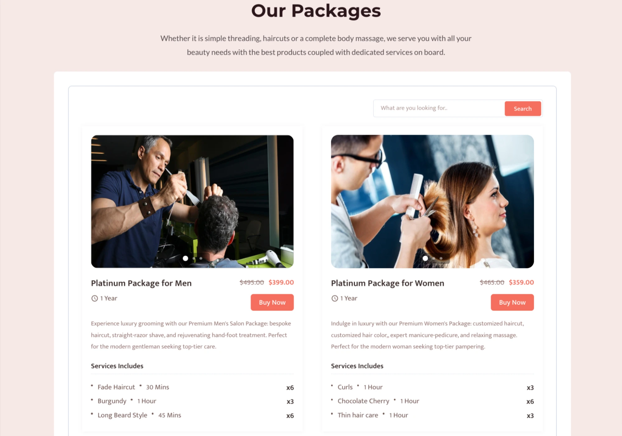 Service Packages