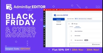 Admin Bar Editor