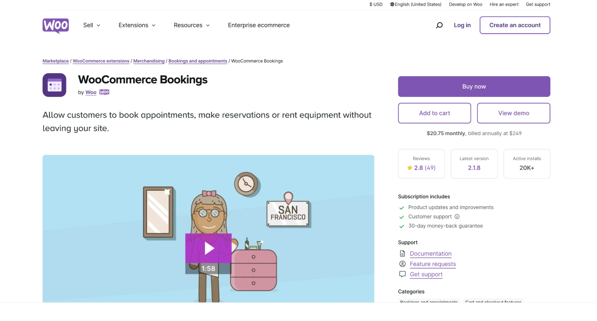 WooCommerce Bookings