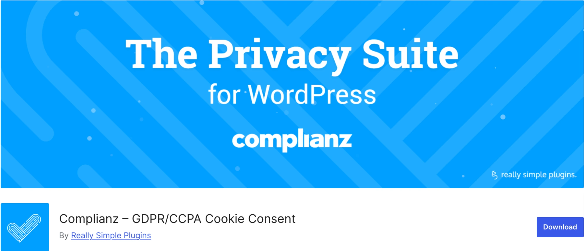 Complianz – GDPRCCPA Cookie Consent Plugin