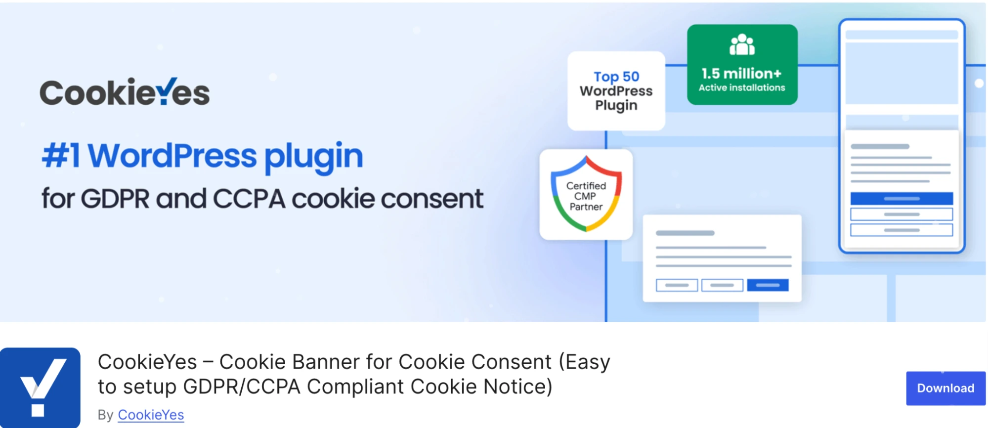 CookieYes – Cookie Banner for Cookie Consent