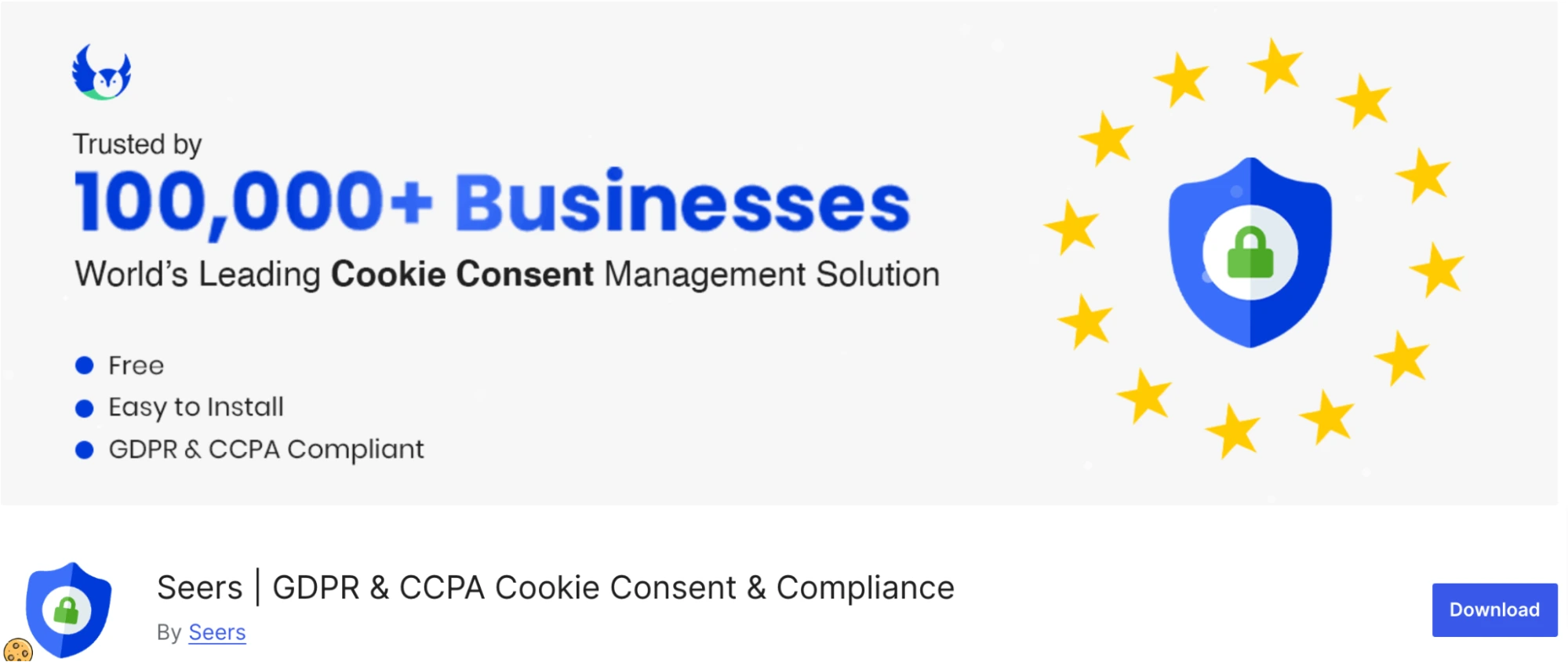 Seers - GDPR & CCPA Cookie Consent & Compliance