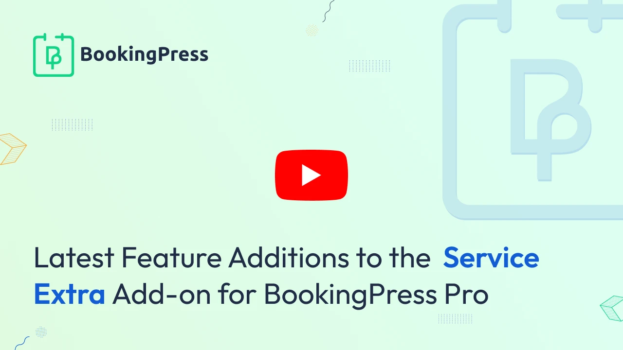 Service Extra with BookingPress