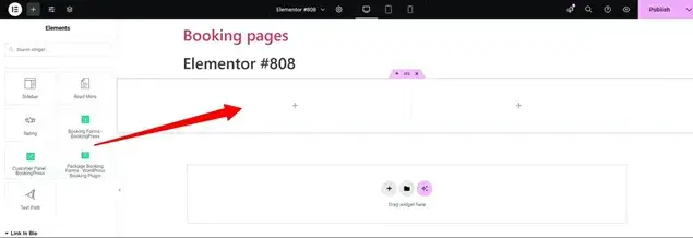 Add Booking Forms in Elementor 2