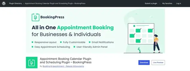 BookingPress WordPress Plugin